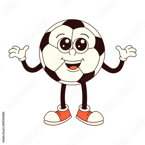 Groovy Soccer Ball Character: Kicking Off the Fun with Style