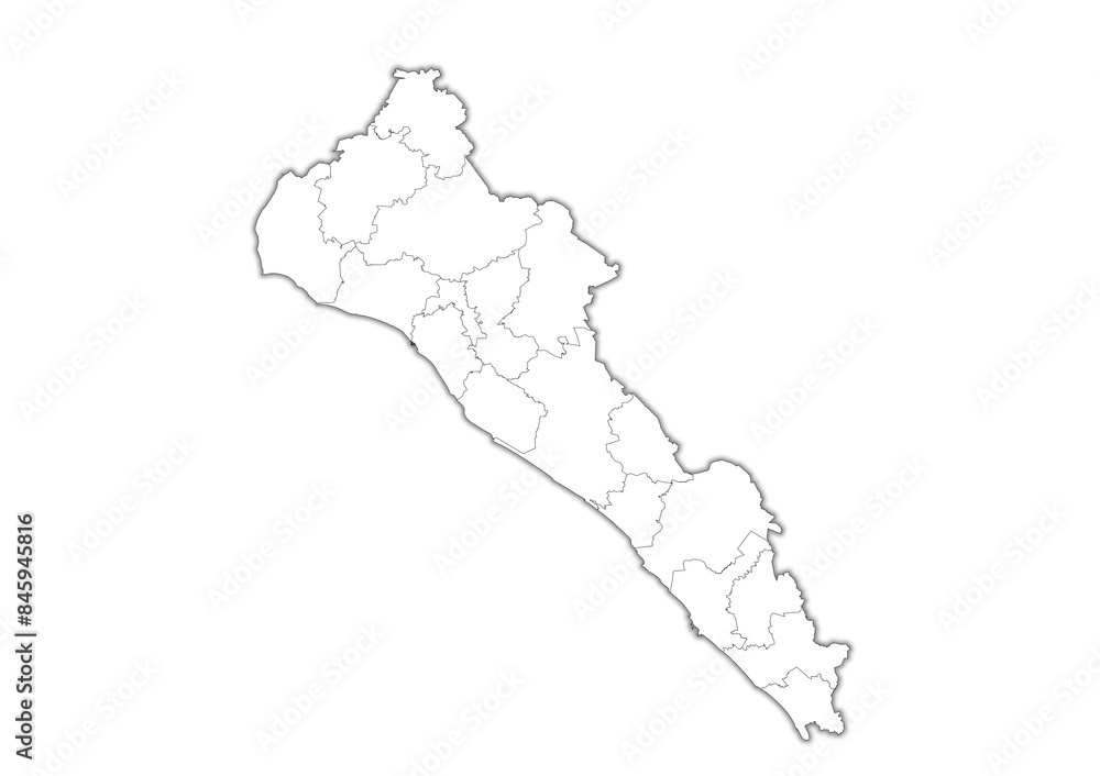 Obraz premium Municipios del estado de Sinaloa, Sinaloa