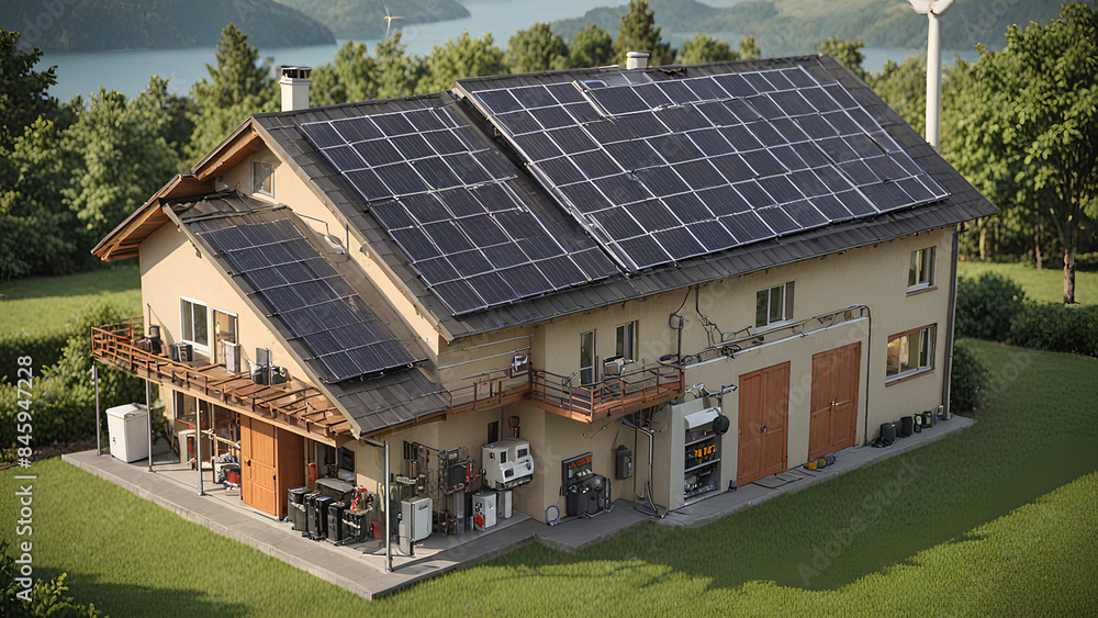 Sun-Powered Sanctuary - A Modern Home Embraces Sustainability Sun-Powered Sanctuary - A Modern Home Embraces Sustainability