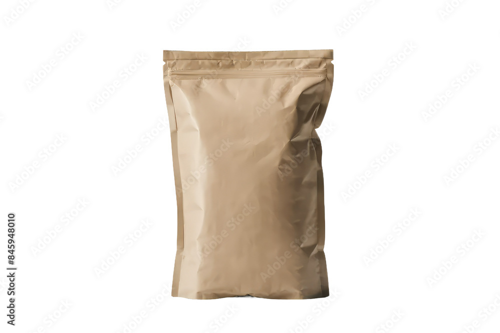 Isolated PNG Brown Paper Bag, GENERATIVE AI Isolated PNG Brown Paper Bag, GENERATIVE AI