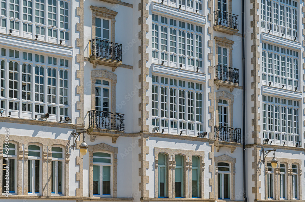 Fototapeta premium Architecture detail in Lugo, Galicia, Spain