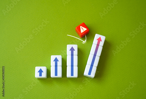 Foto External factors ruin all growth