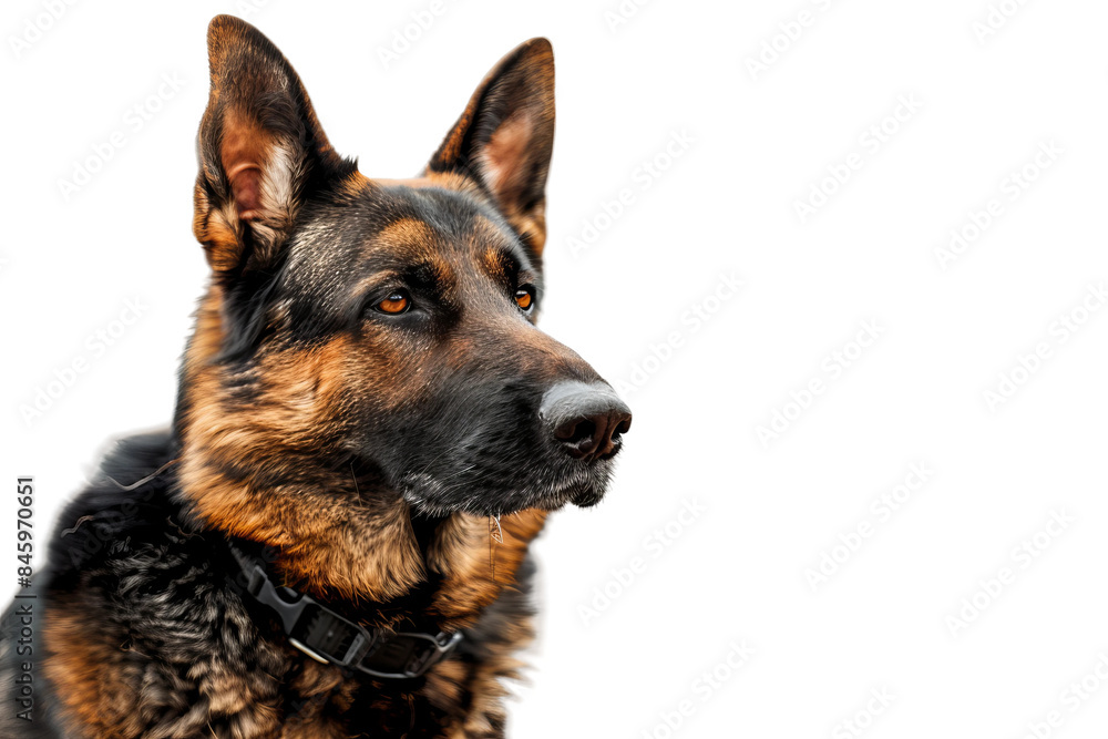 German shepherd dog on white background, PNG German shepherd dog on white background, PNG