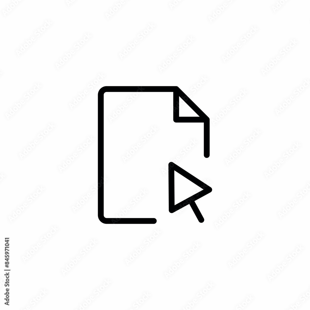 file document arrow cursor icon file document arrow cursor icon