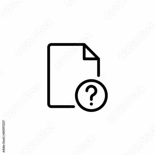file document question faq support icon