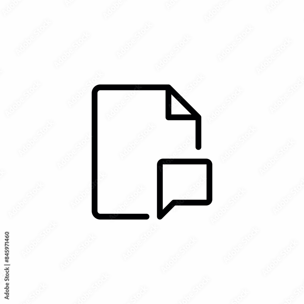 file document speech bubble icon file document speech bubble icon