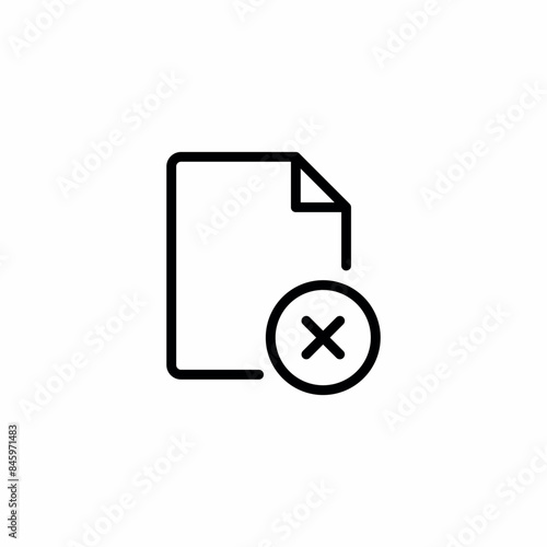 file document delete incorrect icon