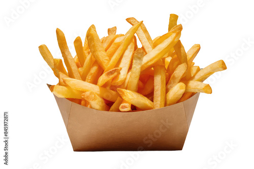 Isolated PNG French Fries Potatoes, GENERATIVE AI