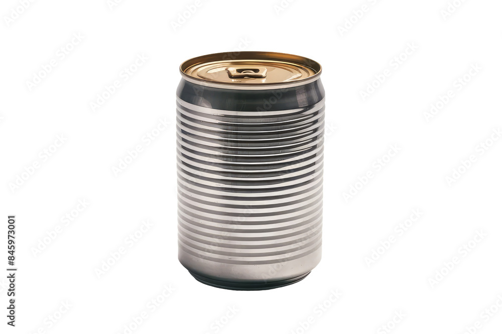 Isolated PNG Metal Can Container, GENERATIVE AI Isolated PNG Metal Can Container, GENERATIVE AI
