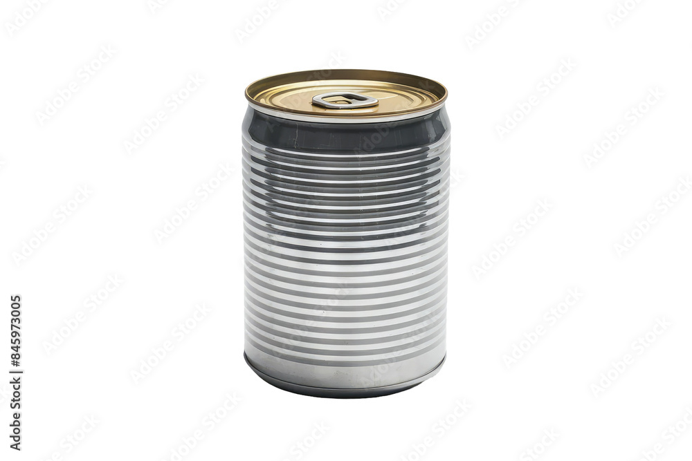 Isolated PNG Metal Can Container, GENERATIVE AI Isolated PNG Metal Can Container, GENERATIVE AI
