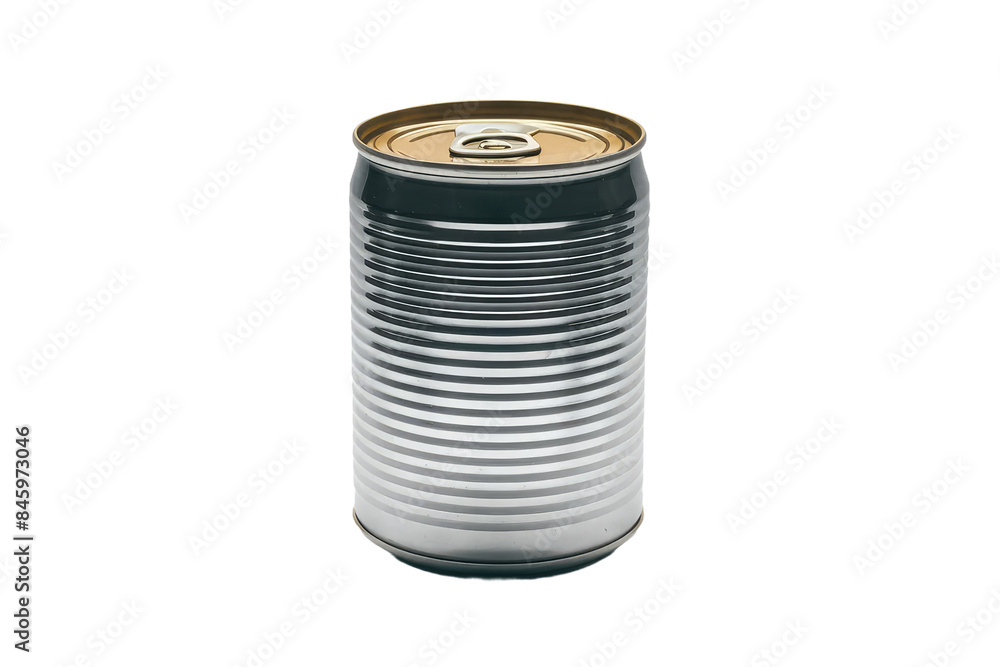 Isolated PNG Metal Can Container, GENERATIVE AI Isolated PNG Metal Can Container, GENERATIVE AI