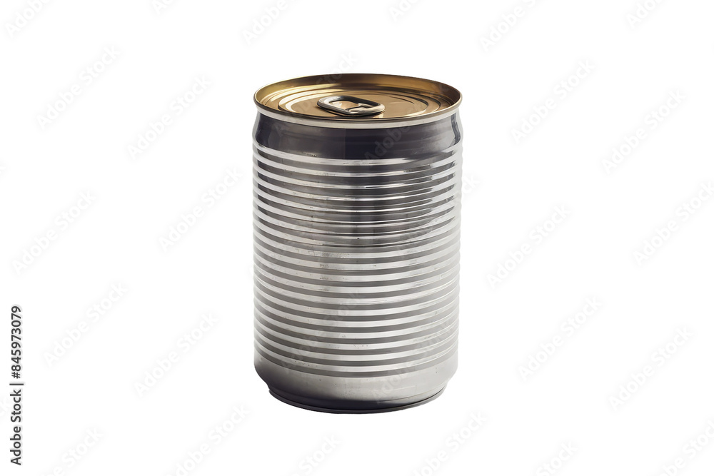 Isolated PNG Metal Can Container, GENERATIVE AI Isolated PNG Metal Can Container, GENERATIVE AI
