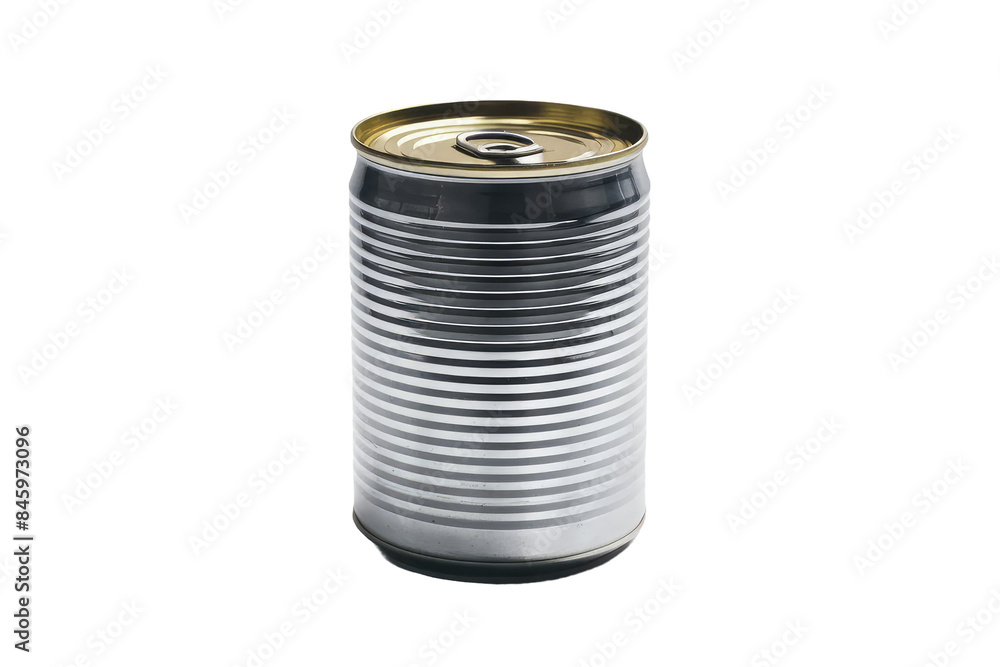 Isolated PNG Metal Can Container, GENERATIVE AI Isolated PNG Metal Can Container, GENERATIVE AI