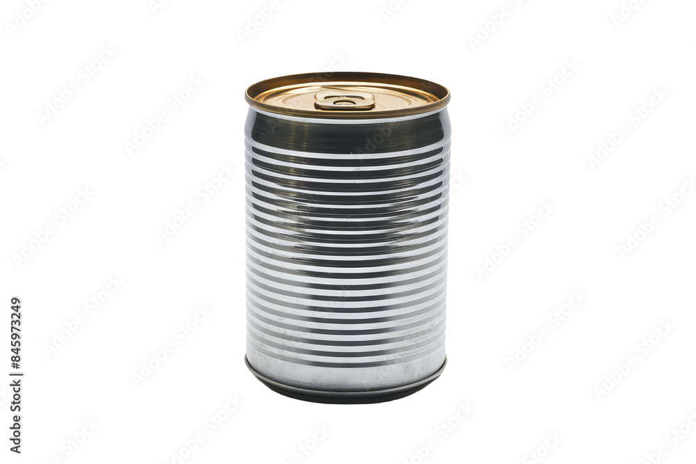 Isolated PNG Metal Can Container, GENERATIVE AI Isolated PNG Metal Can Container, GENERATIVE AI
