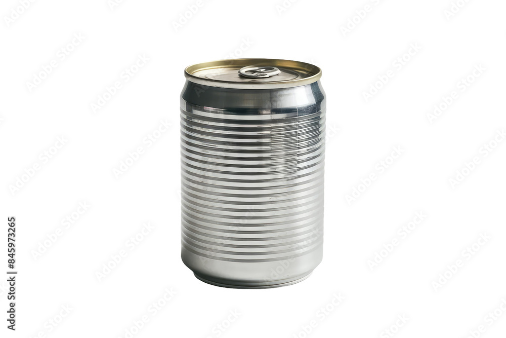 Isolated PNG Metal Can Container, GENERATIVE AI Isolated PNG Metal Can Container, GENERATIVE AI