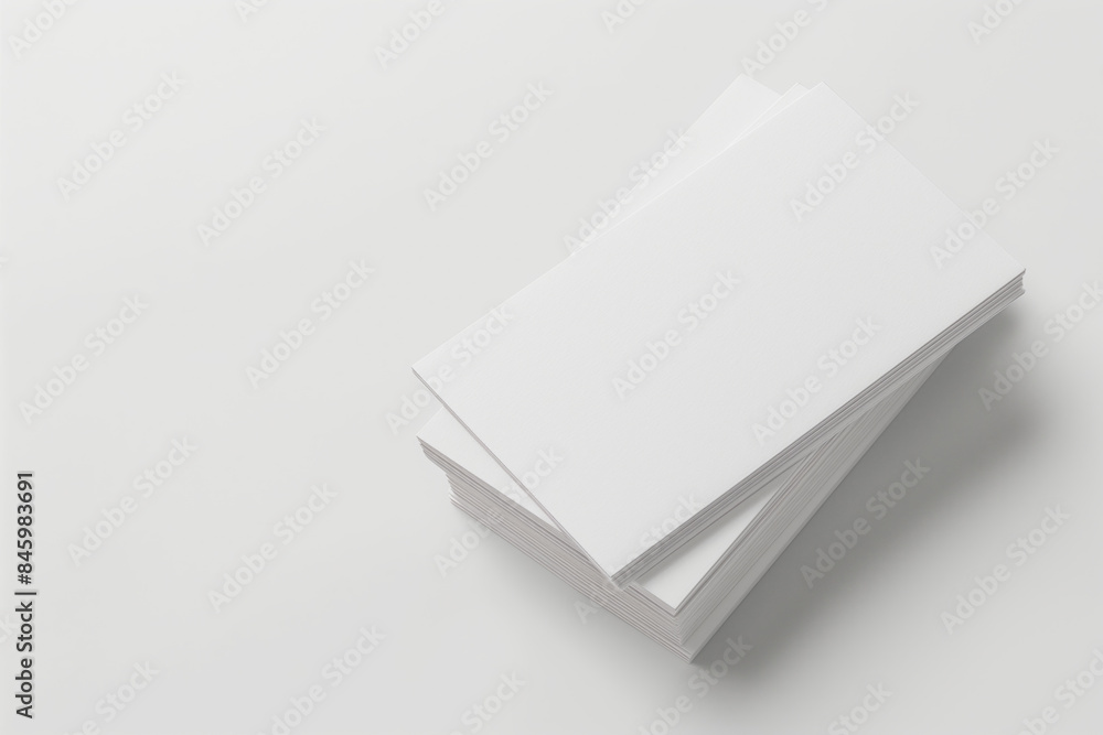 Stack of blank white envelopes on a white background, stationary concept, mockup Stack of blank white envelopes on a white background, stationary concept, mockup
