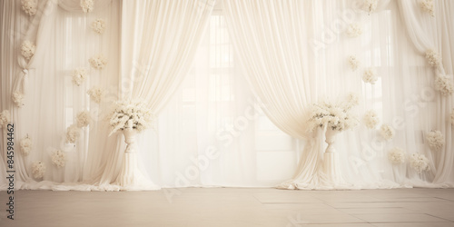 Wedding day background.