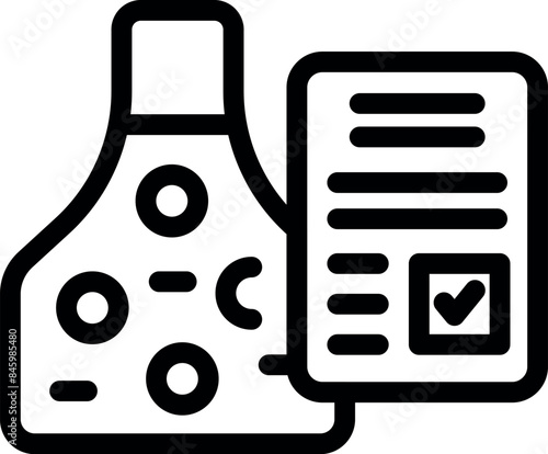Optometrist is completing a medical prescription after checking a patient's eyesight with an eye test chart