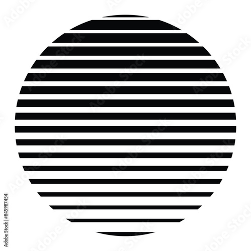 Black and white line halftone background. Vector Illustration.