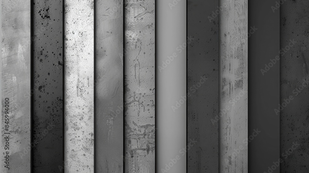 Series of minimalist vertical stripes in a grayscale palette, each stripe featuring a subtle texture. Series of minimalist vertical stripes in a grayscale palette, each stripe featuring a subtle texture.