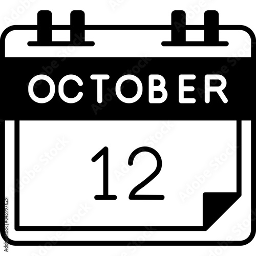 October 12 Icon