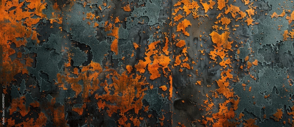 Captivating grunge rusty metal texture showing corrosion and oxidation ...