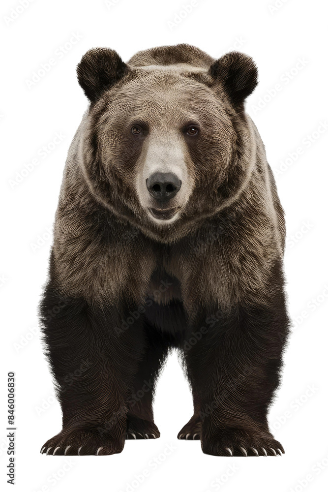 Isolated PNG Grizzly Bear Wildlife, GENERATIVE AI Isolated PNG Grizzly Bear Wildlife, GENERATIVE AI