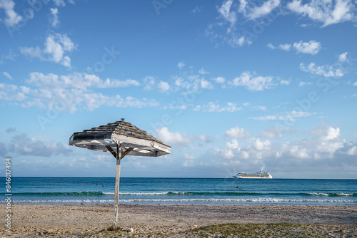 beach in the morning