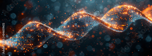 scientific discovery on a computer, dynamic angle, watercolor illustration,generative ai