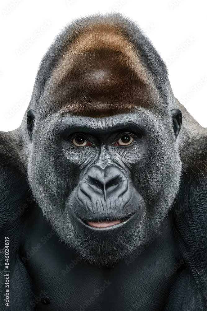 Obraz premium Isolated PNG Ape Wildlife, GENERATIVE AI