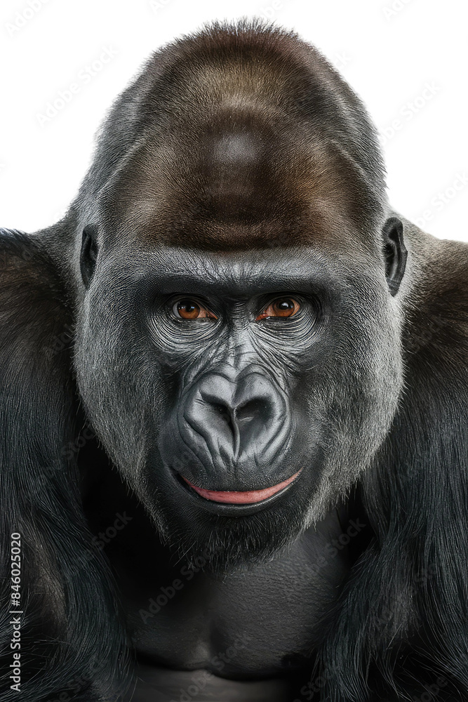 Obraz premium Isolated PNG Ape Wildlife, GENERATIVE AI