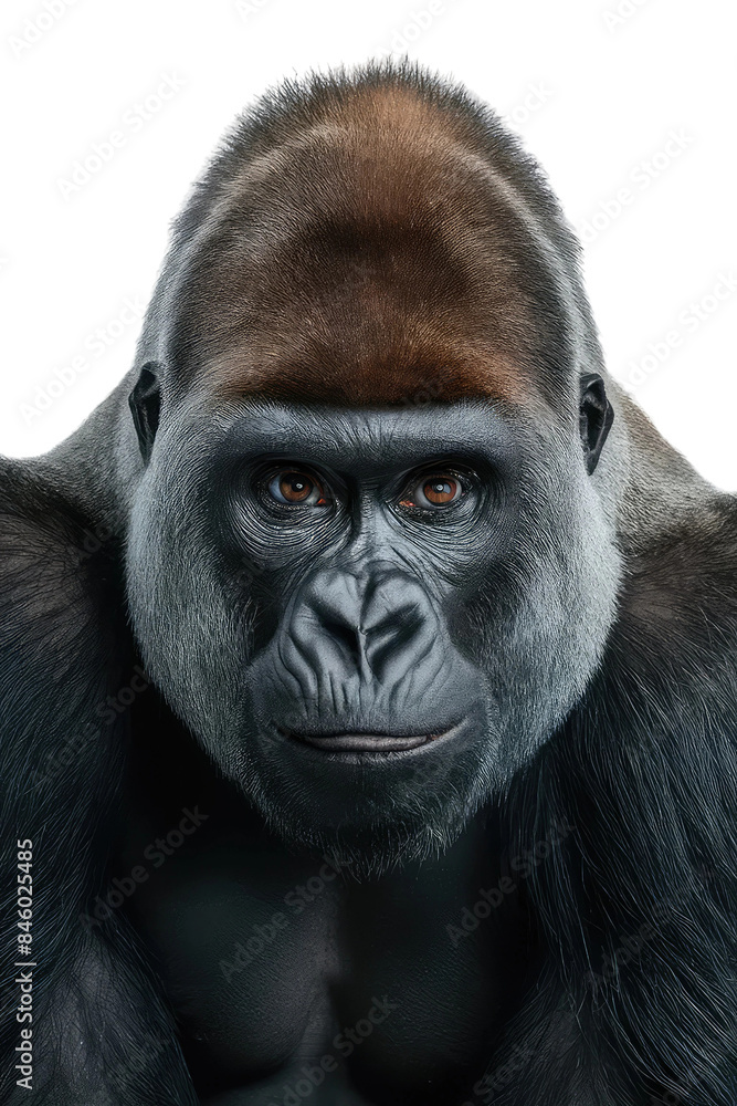 Obraz premium Isolated PNG Ape Wildlife, GENERATIVE AI