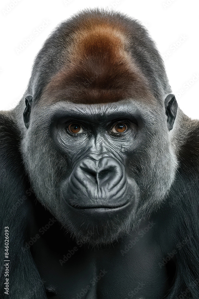 Obraz premium Isolated PNG Ape Wildlife, GENERATIVE AI