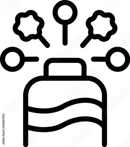 Air freshener spraying pleasant aroma eliminating bad smell refreshing room