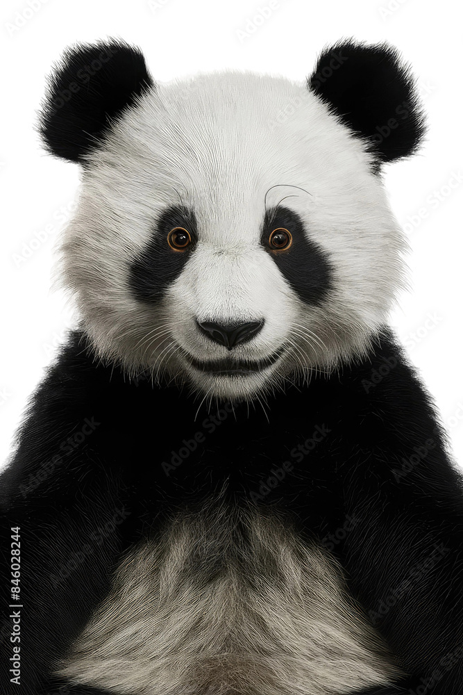 Isolated PNG Panda Wildlife, GENERATIVE AI Isolated PNG Panda Wildlife, GENERATIVE AI
