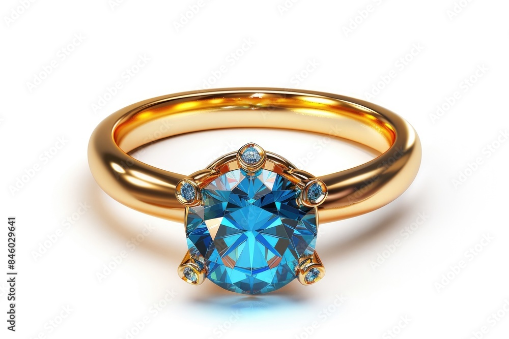 diamond ring isolated on white background diamond ring isolated on white background