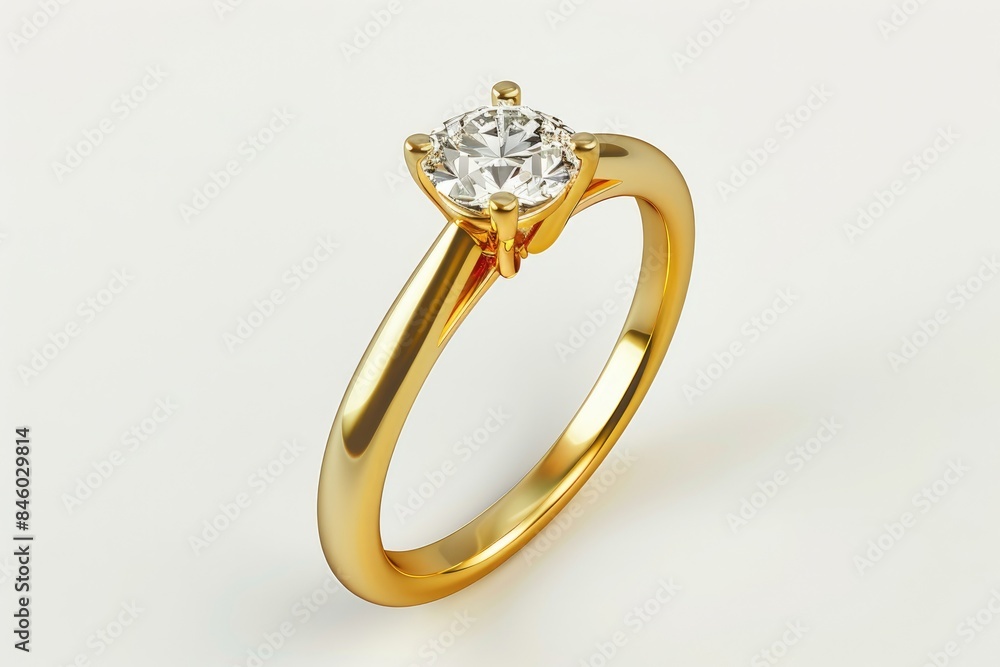 diamond ring isolated on white background diamond ring isolated on white background