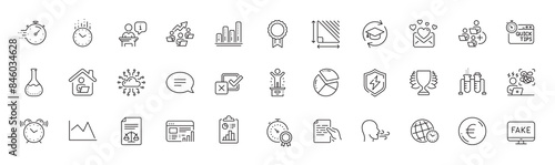 Pie chart, Euro money and Legal documents line icons. Pack of Continuing education, Breathing exercise, Cloud network icon. Timer, Alarm clock, Triangle area pictogram. Hold document. Vector