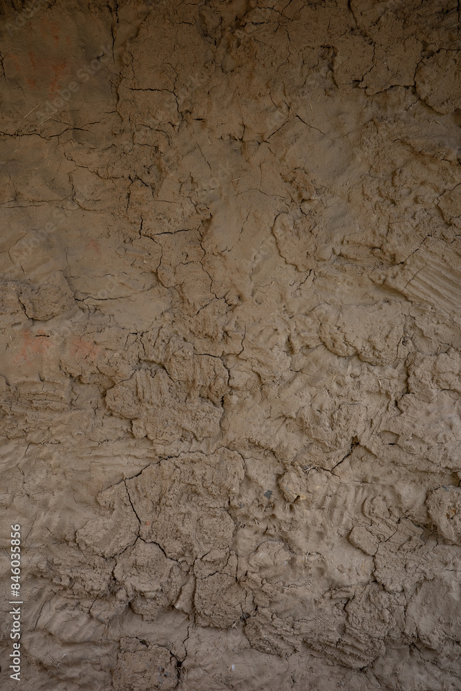 Fototapeta premium background from an old adobe wall