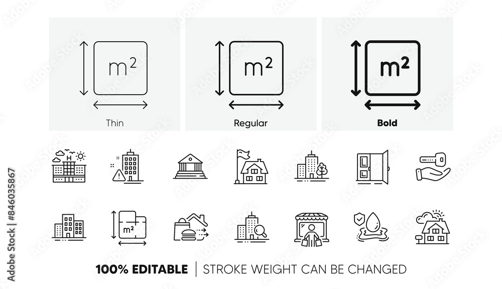 Realtor, Buying house and Food delivery line icons. Pack of Inspect, Flood insurance, Court building icon. Open door, Floor plan, Square area pictogram. Building, Skyscraper buildings. Vector Realtor, Buying house and Food delivery line icons. Pack of Inspect, Flood insurance, Court building icon. Open door, Floor plan, Square area pictogram. Building, Skyscraper buildings. Vector