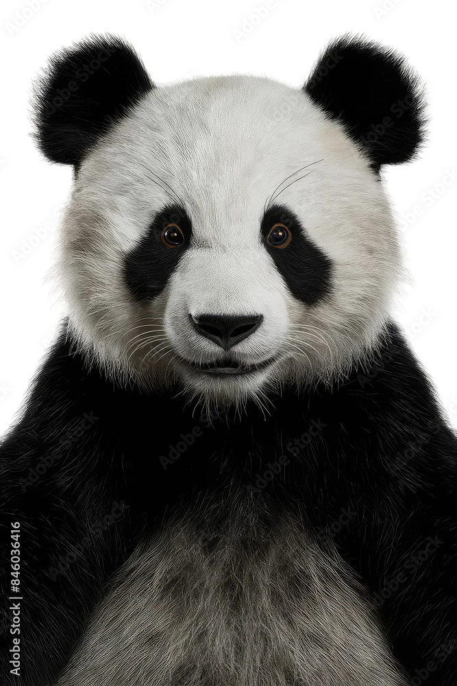 Isolated PNG Panda Wildlife, GENERATIVE AI Isolated PNG Panda Wildlife, GENERATIVE AI