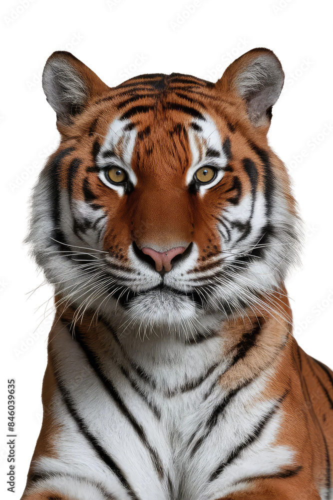 Obraz premium Isolated PNG Tiger Wildlife, GENERATIVE AI