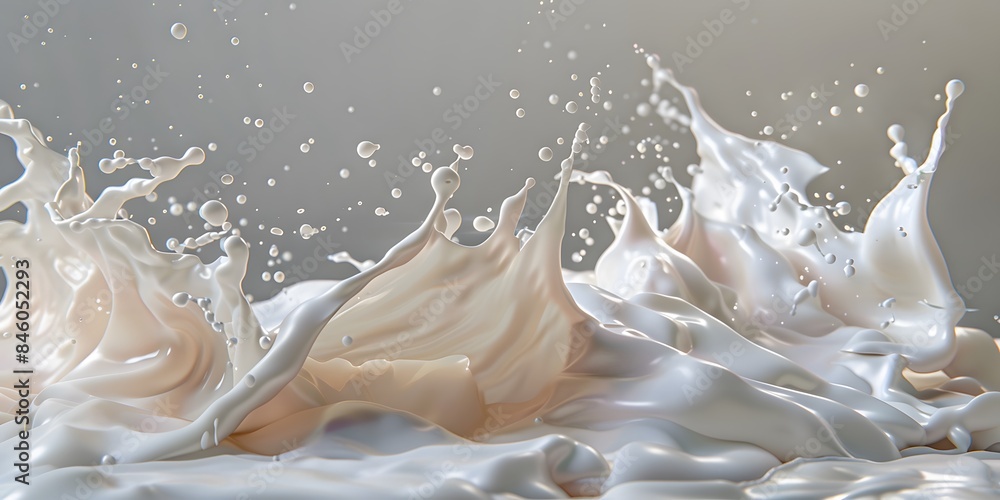 White Milk Splash - Creamy and Refreshing White Milk Splash - Creamy and Refreshing