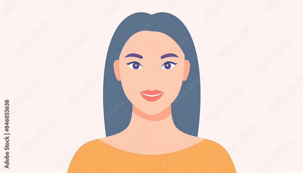 Vector woman portrait Vector woman portrait