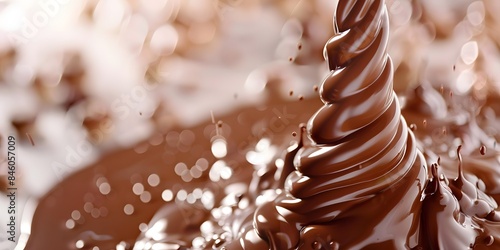 Chocolate Swirl: A Deliciously Decadent Splash photo