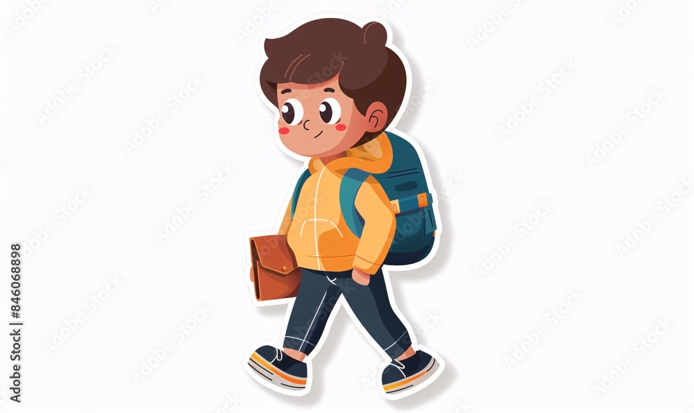 2D cute boy cartoon character
2D cute boy cartoon character