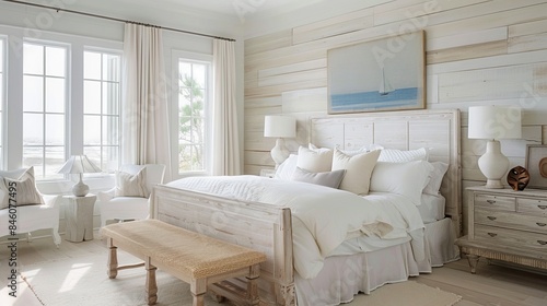 Serene Coastal Bedroom interior design