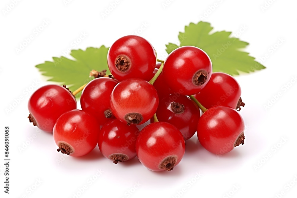 Hawthorn Berrys isolated on white background Hawthorn Berrys isolated on white background