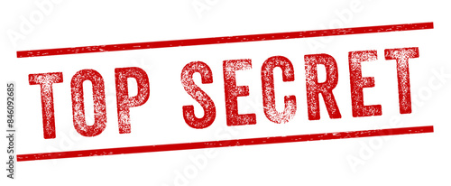 Photos Top Secret Red Watermark Stamp isolated on transparent background