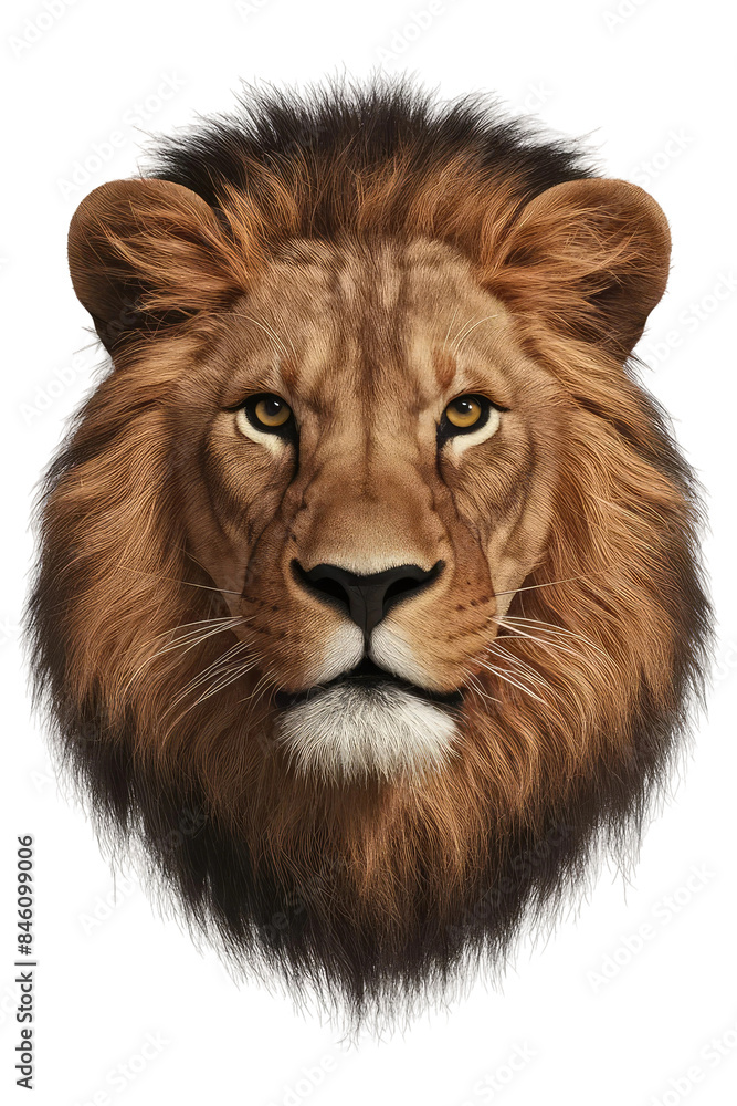 Isolated PNG Lion Wildlife, GENERATIVE AI Isolated PNG Lion Wildlife, GENERATIVE AI